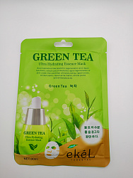 Тканевая маска EKEL Green Tea
